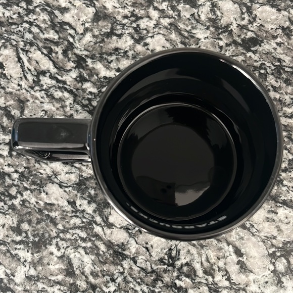 🖤 Starbucks New 2019 Holiday Shiny Black Mermaid Scales Coffee Mug 12oz. - Picture 5 of 6